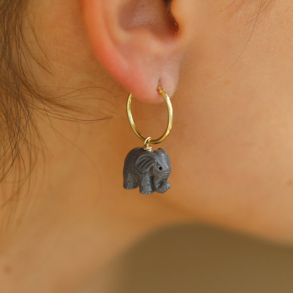 Ele Single Hoop earrings