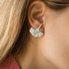 Palermo Mini ginkgo earrings