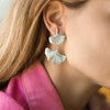 Palermo ginkgo earrings