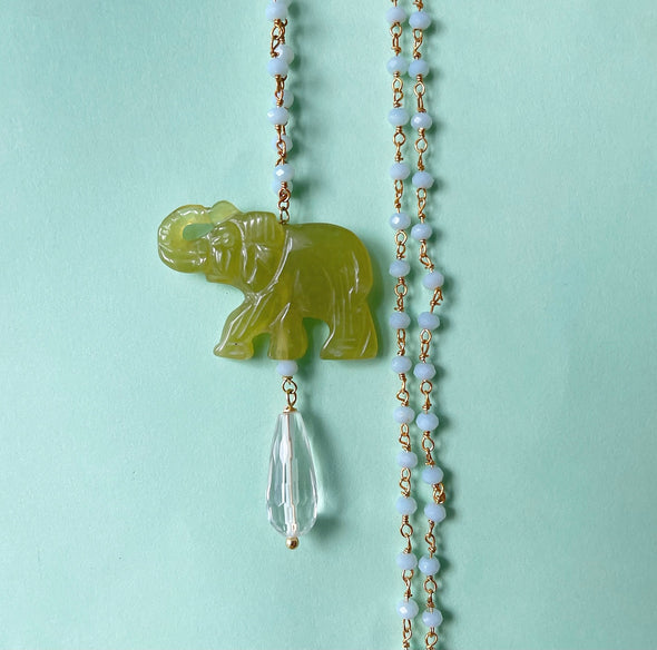 Gioia elephant necklace